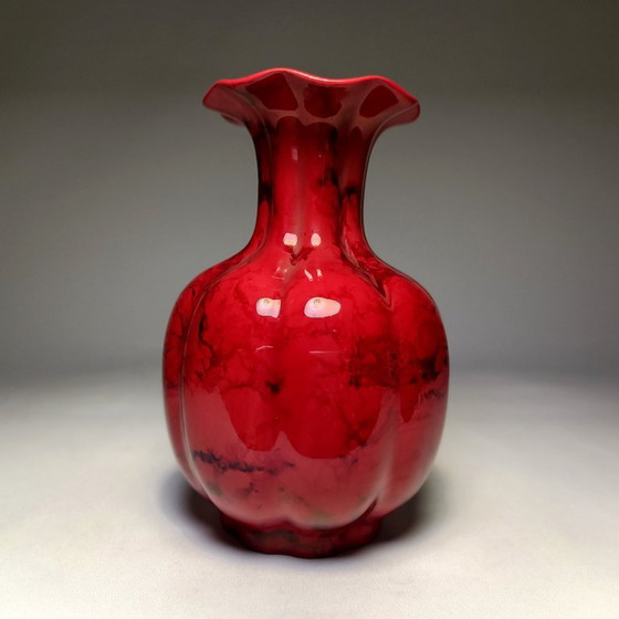 Zsolnay - Vaso - Vaso Eosina Rosso - Porcellana – Vasi, Porcelain (photo 7 of 22)