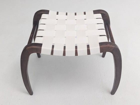 Image 1 of Paar modernistische Hocker von Ladislav Bartoníček für Krásná Jizba, 1940er Jahre