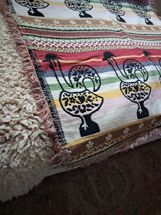 Portuguese Rug / Wall Hanging with the Iconic Image of the "Galo De Barcelos" – Wall decoration, Cotton (photo 5 of 8)