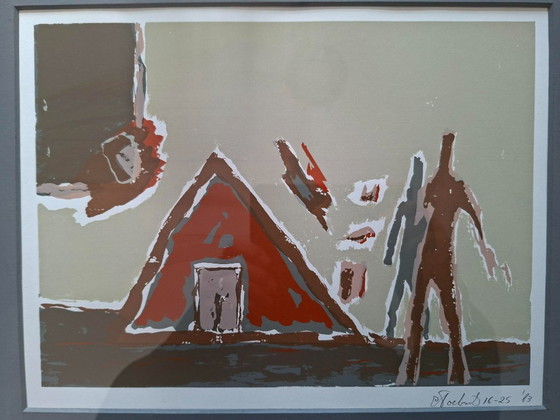 Siebdruck Erik Toebosch 16/25 – Lithographien & Drucke, Glass, Paper (photo 4 of 5)