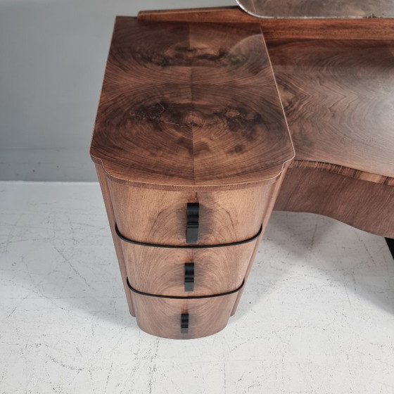 Image 1 of Dressing Table with pouf by Jindrich Halabala for Up Závody, 1940s