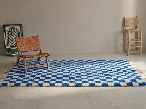 Image 1 of Tappeto tradizionale fatto a mano in pura lana, misura 2/3 M