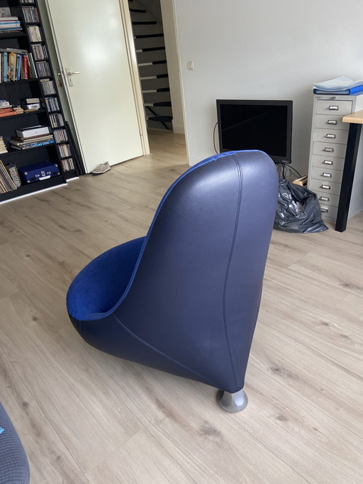 Belle chaise yin-yang.