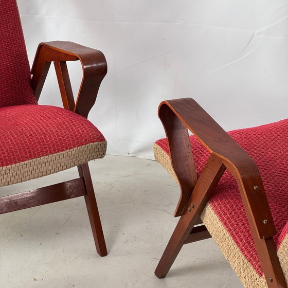 Image 1 of Coppia di poltrone vintage di Jaroslav Jirák per Tatra Nabytok, anni '60