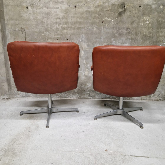 Image 1 of Artifort set of armchairs and swivel chair Geoffrey Harcourt
