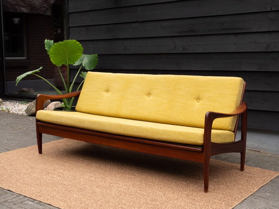 Canapé Gelderland De Ster | Vintage Mid-Century | Design Jaune – Canapés 3 places, Wood (photo 5 of 7)