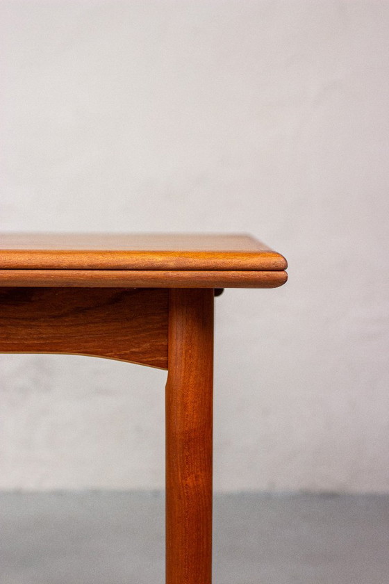 Vintage teak dining table Sigh & Søn, square, extendable, Danish design, 1960s – Wood (photo 3 of 17)