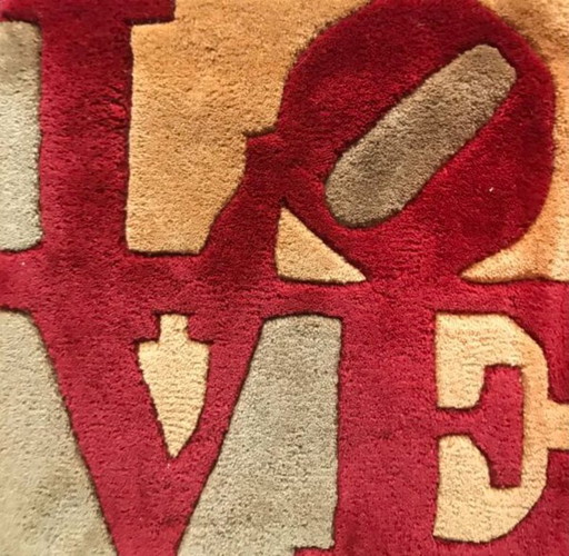 Robert Indiana - "Love" - Rug - Limited Edition - Print Signed