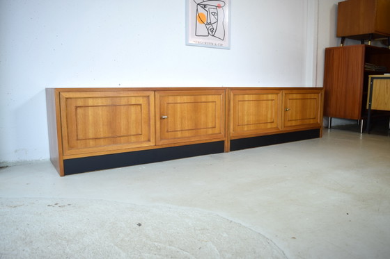 Mid Century Sideboard Modular Vintage Bench Dresser – Wood, Plastic (photo 7 of 8)