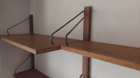 Image 1 of Danish Design. oak system wall