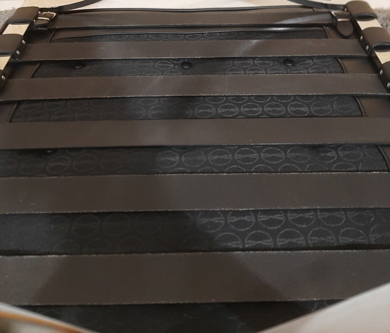 Image 1 of Knoll Set Barcelona New-Never Used Black Leather Design by Ludwig Mies Van Der Rohe and Lilly Reich 1929