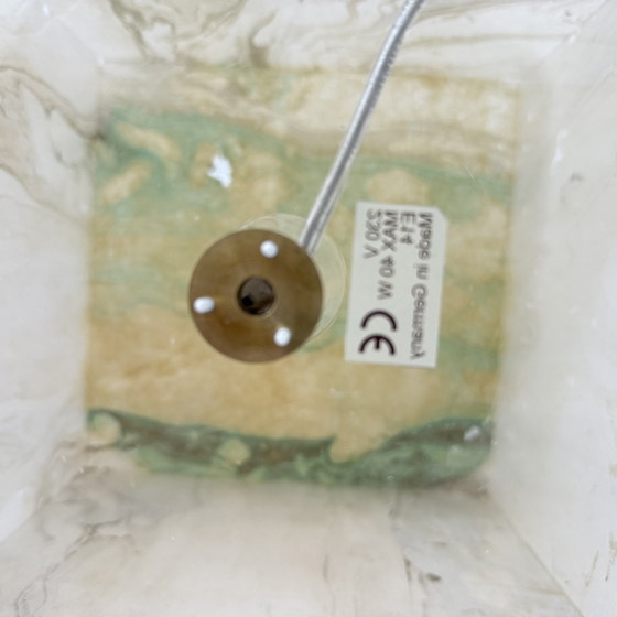 Image 1 of Mid-Century Design Lucite Cube Table Lamp, 1970’s