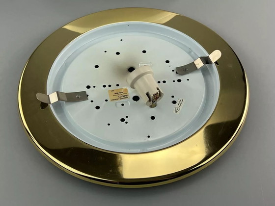 Image 1 of 60s 70s Hustadt lights Plafoniere ceiling lamp glass space age design