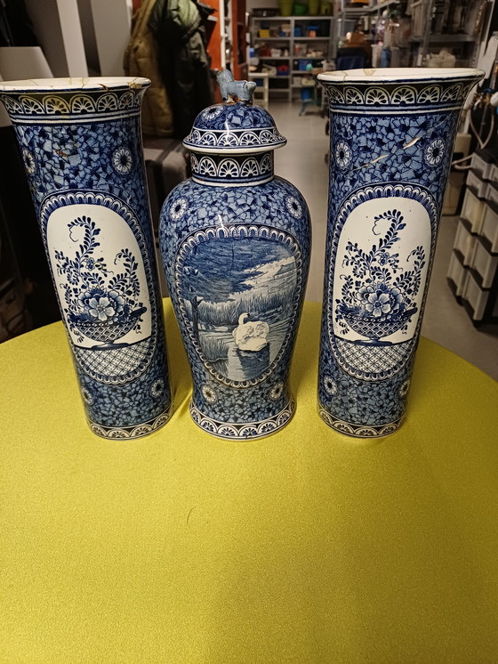 Image 1 of 3 vasi Regout Maastricht Vintage