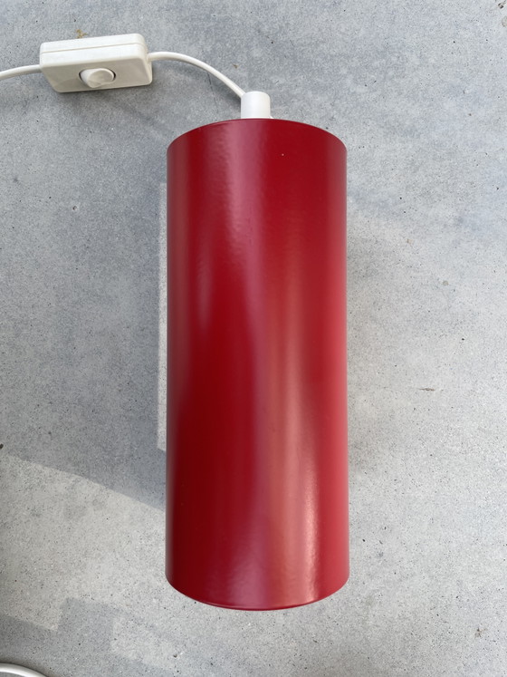 Lampe de chevet vintage IKEA rouge (mate) – Lampes de lecture, Metal (photo 7 of 9)