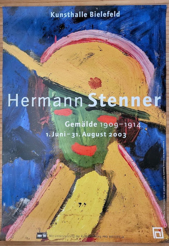 Image 1 of Affiche Hermann Stenner Kunsthal Bielefeld 2003