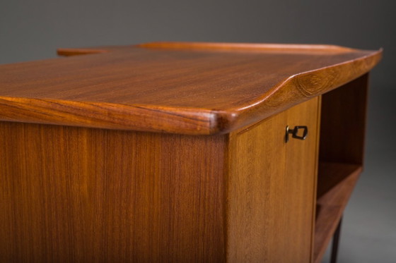 Image 1 of  Mid-Century Boomerang Desk in Teak by Peter Løvig Nielsen, Denmark, 1960s
