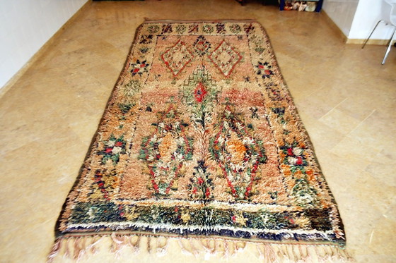 Image 1 of Tappeto bouaad marocchino dai toni tenui 392 x 188 cm 