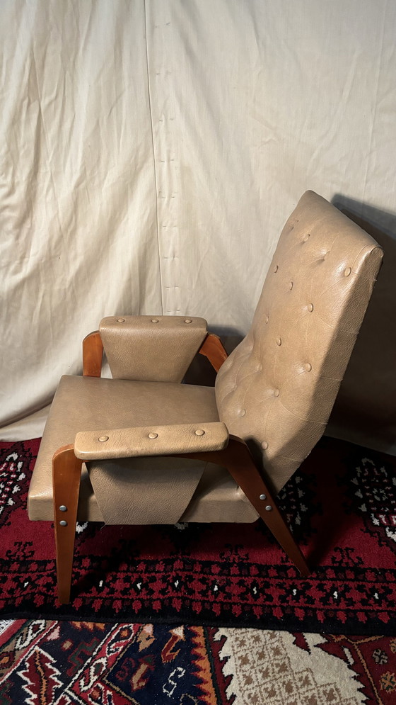 Image 1 of Deens design fauteuil uit het midden van de vorige eeuw