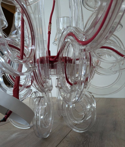 Modern LED chandelier Rockcoco by Fatboy, as good as new.