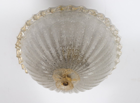 Image 1 of Murano Deckenlampe/Deckenleuchte von Barovier & Toso, Italien, 1970er Jahre