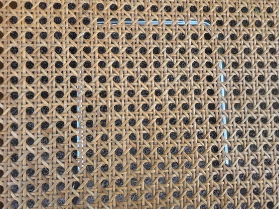 Image 1 of Stuhl aus Holz und Rohrgeflecht im Stil von Marcel Breuer