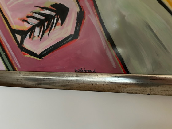 Painting with frame by artist Guido Hillebrand Goedheer, Wall decoration, Other, Multi Color (photo 3 of 5)