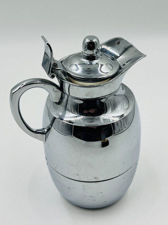 Image 1 of Vintage chrome-plated Alfi thermos carafe from Germany