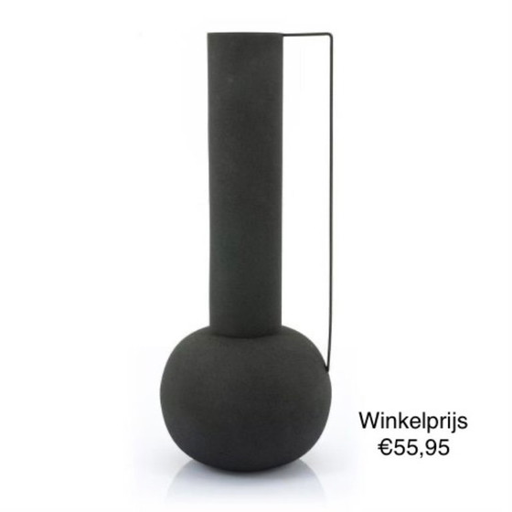 Image 1 of BLACK ROMAN VASES - Set of 5 ♥️ NEW