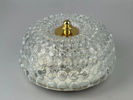 Image 1 of 60er 70er Jahre Deckenlampe Plafoniere Glashütte Limburg Germany Space Age