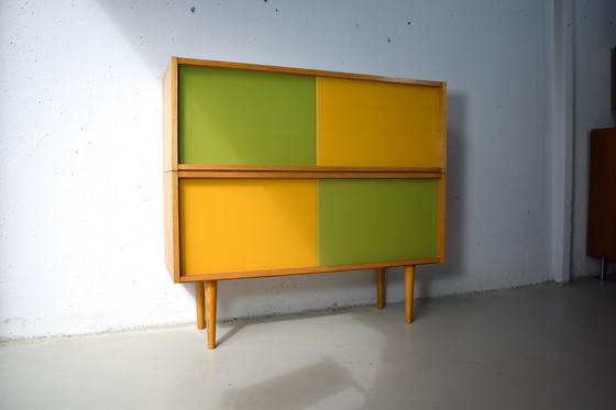 Image 1 of Modulaire Hellerau dressoirkast uit de jaren 70, vintage kledingkast