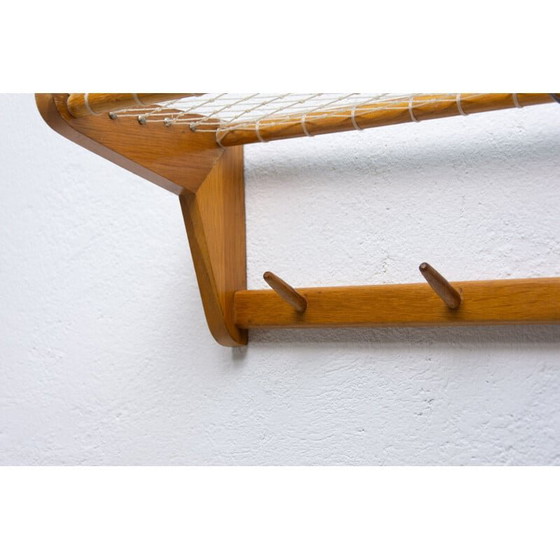 Image 1 of Vintage wall shelf in beech wood by Krásná Jizba, Czechoslovakia 1960