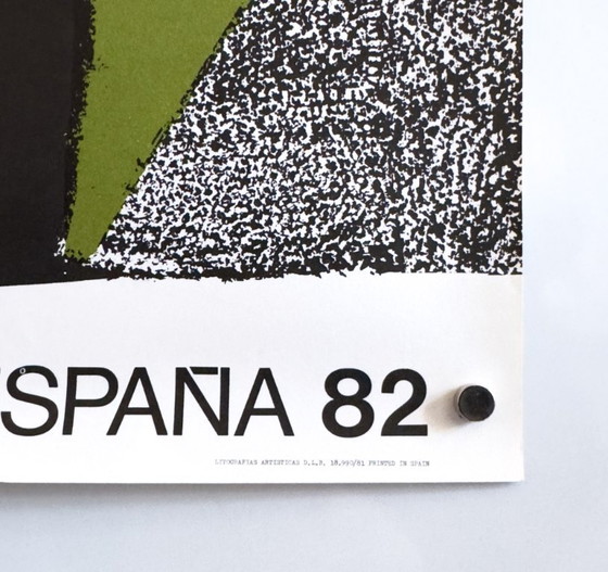 Image 1 of 🏆 Spanje 82 – Originele poster van Joan Miró | 95 x 60 cm | Spanje