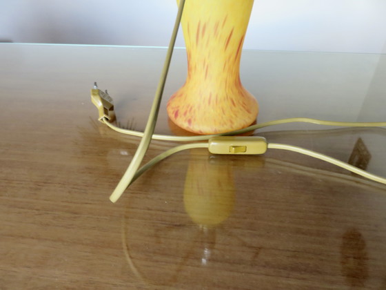 Image 1 of Glazen paddestoel lamp