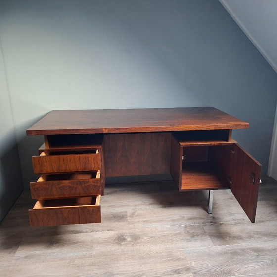 Image 1 of Vintage rosewood executive desk from the 1960s