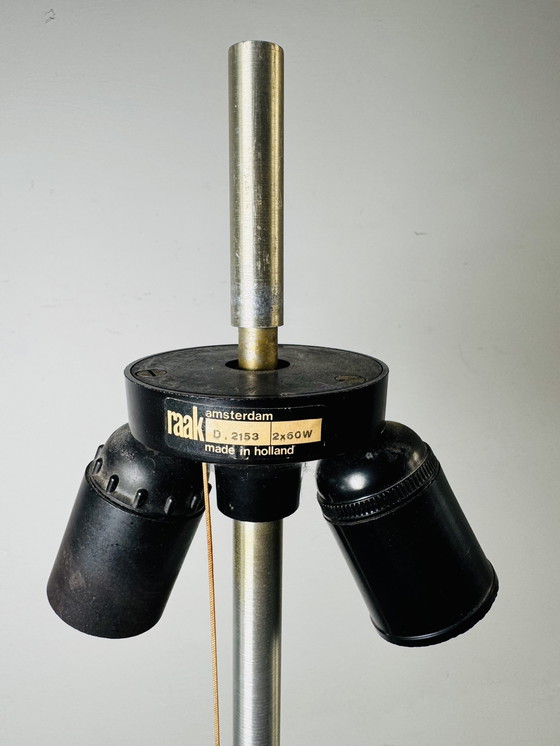 Image 1 of D-2153 TABLE LAMP BY RAAK AMSTERDAM, THE NETHERLANDS, 1968