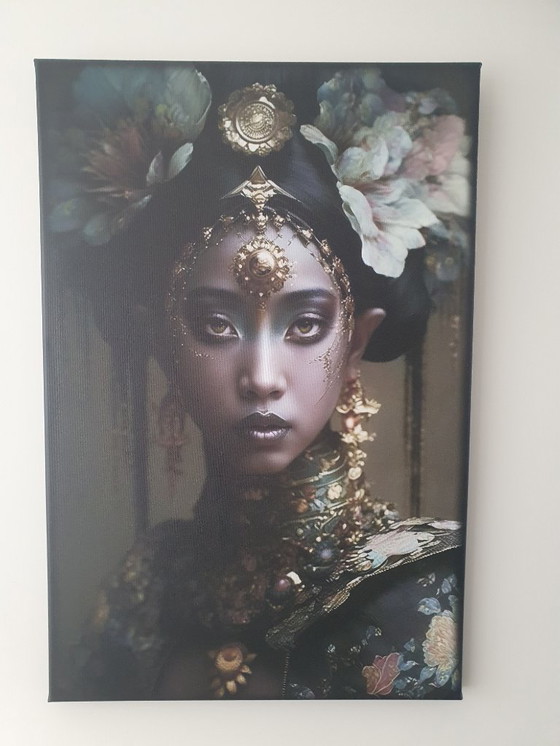 Image 1 of 4 obras de Ksenia Sarmatova: "Damas japonesas con ropa tradicional"