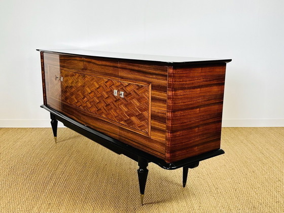 Image 1 of Art Deco dressoir van Macassar ebbenhout, Frankrijk, jaren 1940