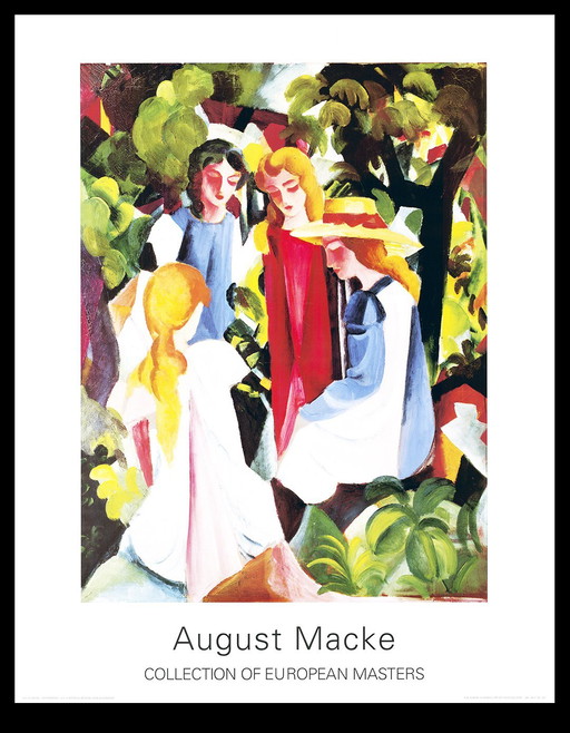 Macke, August - Four Girls - Collection of European Masters