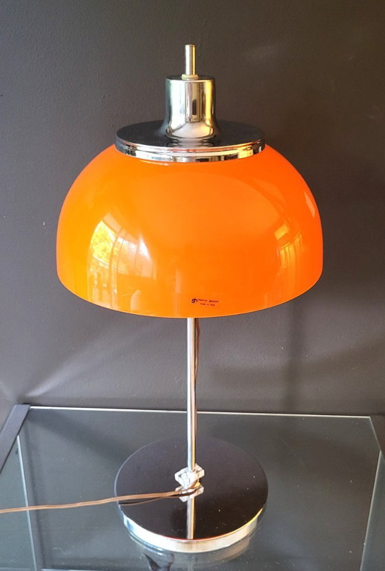 Image 1 of Large Faro table lamp for Guzzini 70s