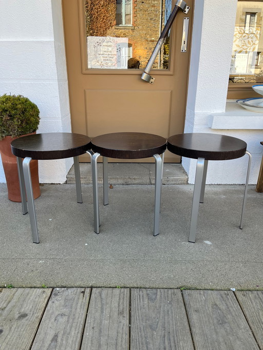 Set van 3 Calligaris krukken