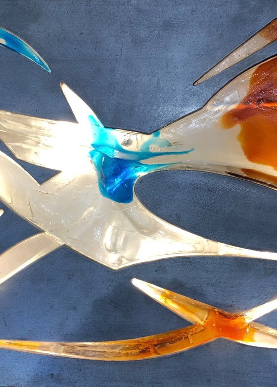 Image 1 of Biancardi & Jordan decorazione da parete rara anni '70