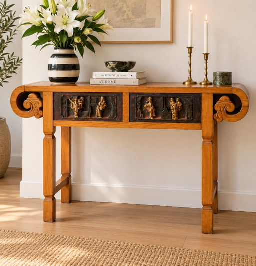 Chinese Table – bijzettafels, Wood, Gold