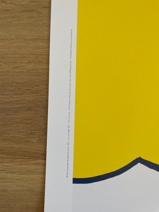 Image 1 of Roy Lichtenstein (1923-1997), Meisje met bal, 1961, copyright Roy Lichtenstein&Sabam Brussel 1995, The Museum of Modern Art, N