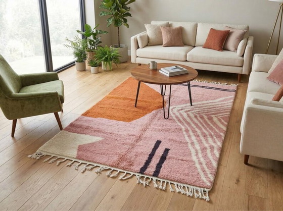 Alfombra marroquí hecha a mano de las montañas del Atlas, 200 cm x 300 cm. – Wool (photo 4 of 9)