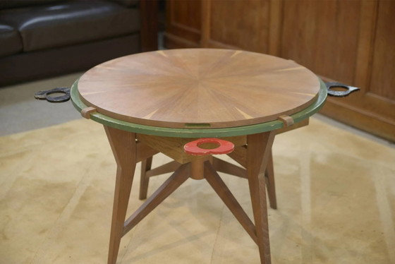 Game table / side table in oak from the 1940s. – Wood, Vintage (photo 11 of 14)
