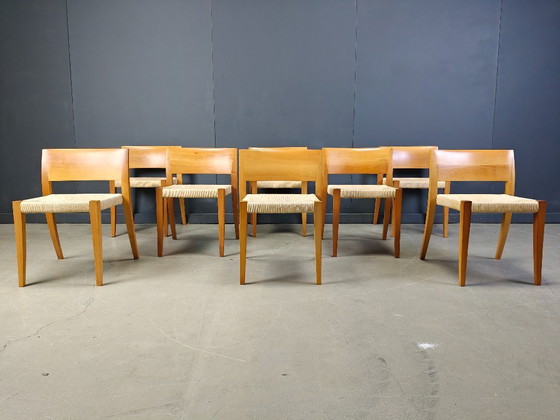 Image 1 of Ticino Esszimmerstühle von Bruno Reichlin für Molteni, 1990er Jahre