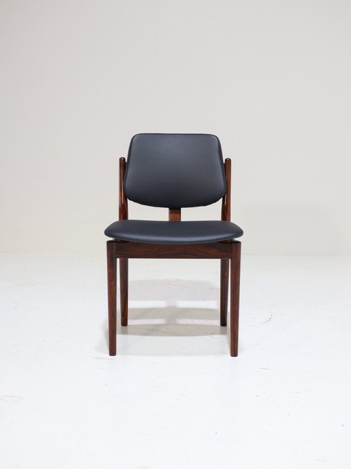 4x Sedie da pranzo Arne Vodder Sibast, danesi degli anni '60 – eetkamerstoelen, Wood, Vintage (photo 2 of 12)