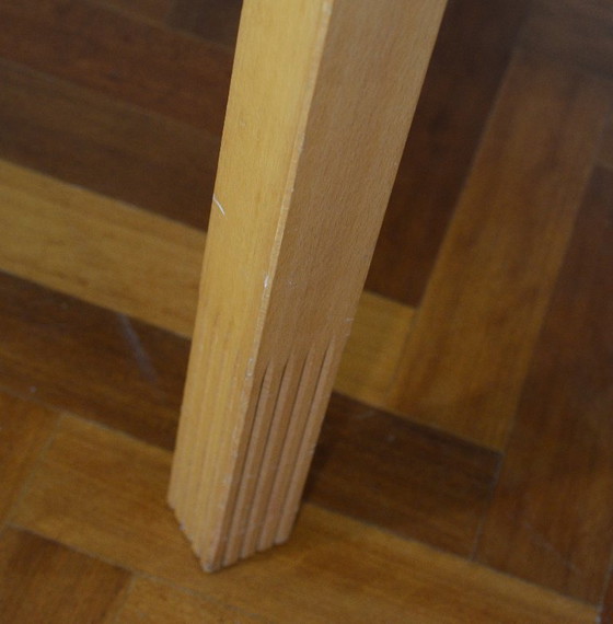Image 1 of Modulaire beuken eettafel 70x70 door Bernard Vuarnesson 