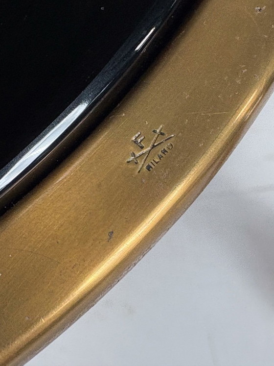 Image 1 of Een paar staande asbakken/tafels nr. 1776 van Max Ingrand voor Fontana Arte, jaren 1960